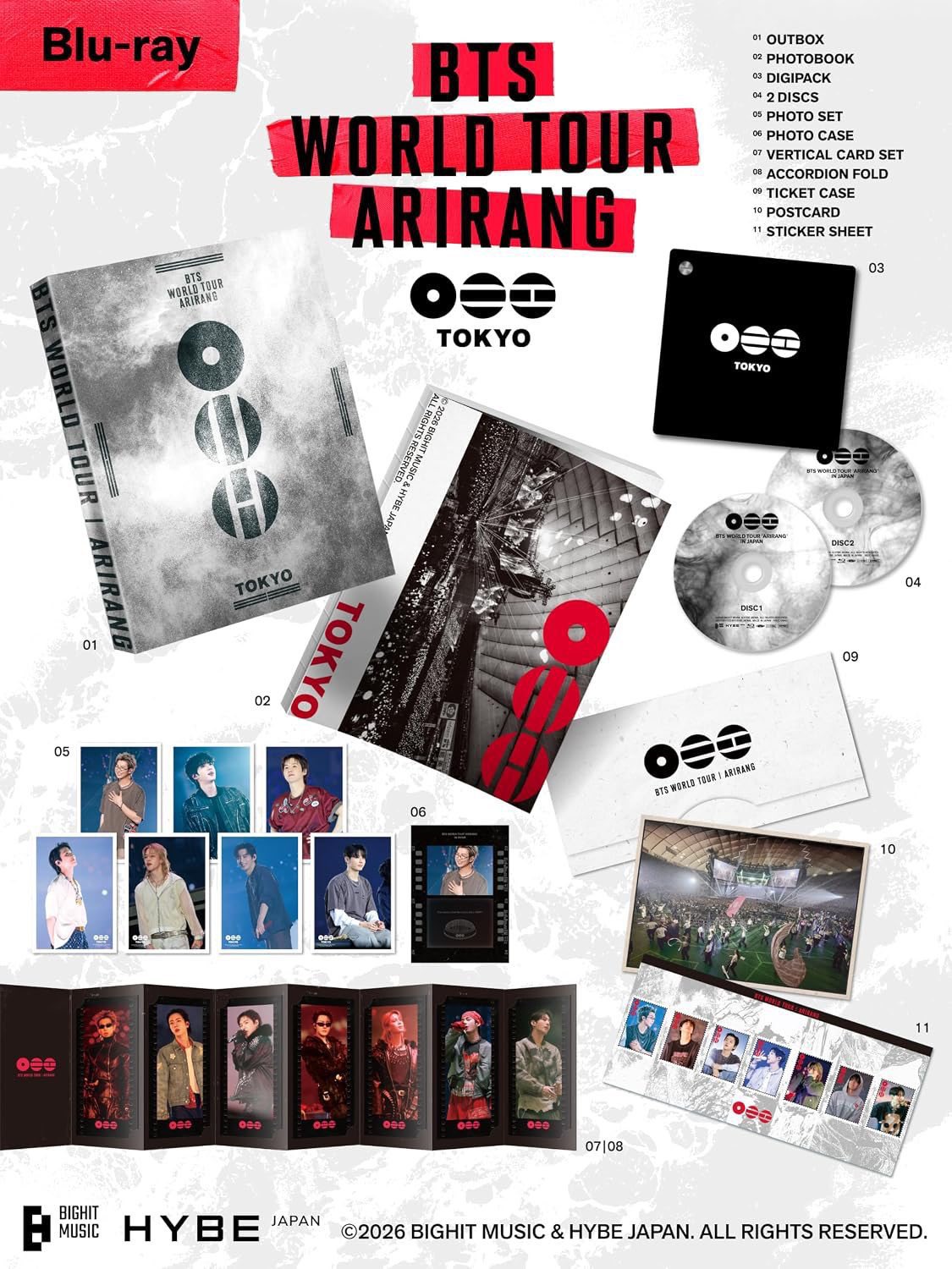 [PRE-ORDER] BTS - WORLD TOUR 'ARIRANG' In Japan (Blu-Ray ver.)