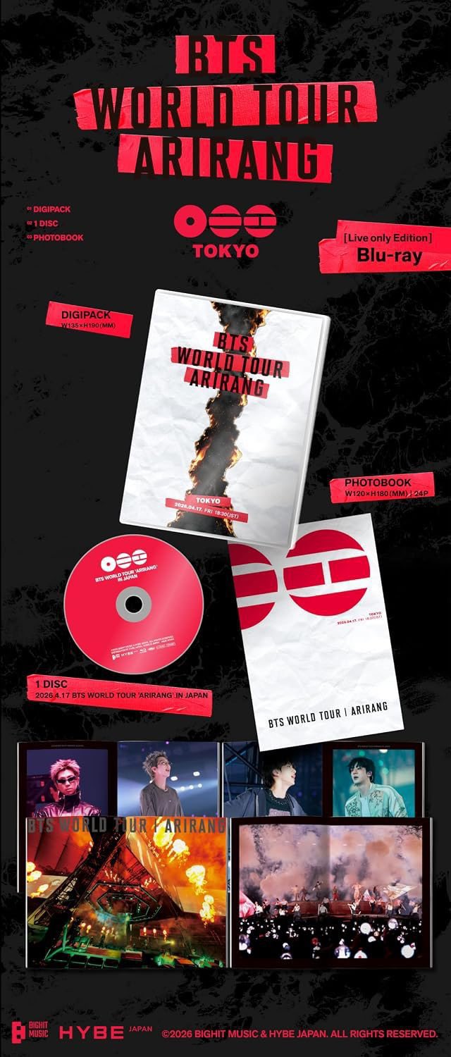 [PRE-ORDER] BTS - WORLD TOUR 'ARIRANG' In Japan (LIVE ONLY Edition / Blu-Ray ver.)