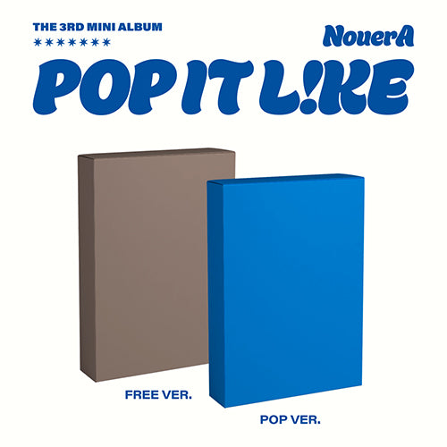 [PRE-ORDER] NOUERA - 3rd Mini Album ‘Pop It Like’ (POP/FREE Ver.)