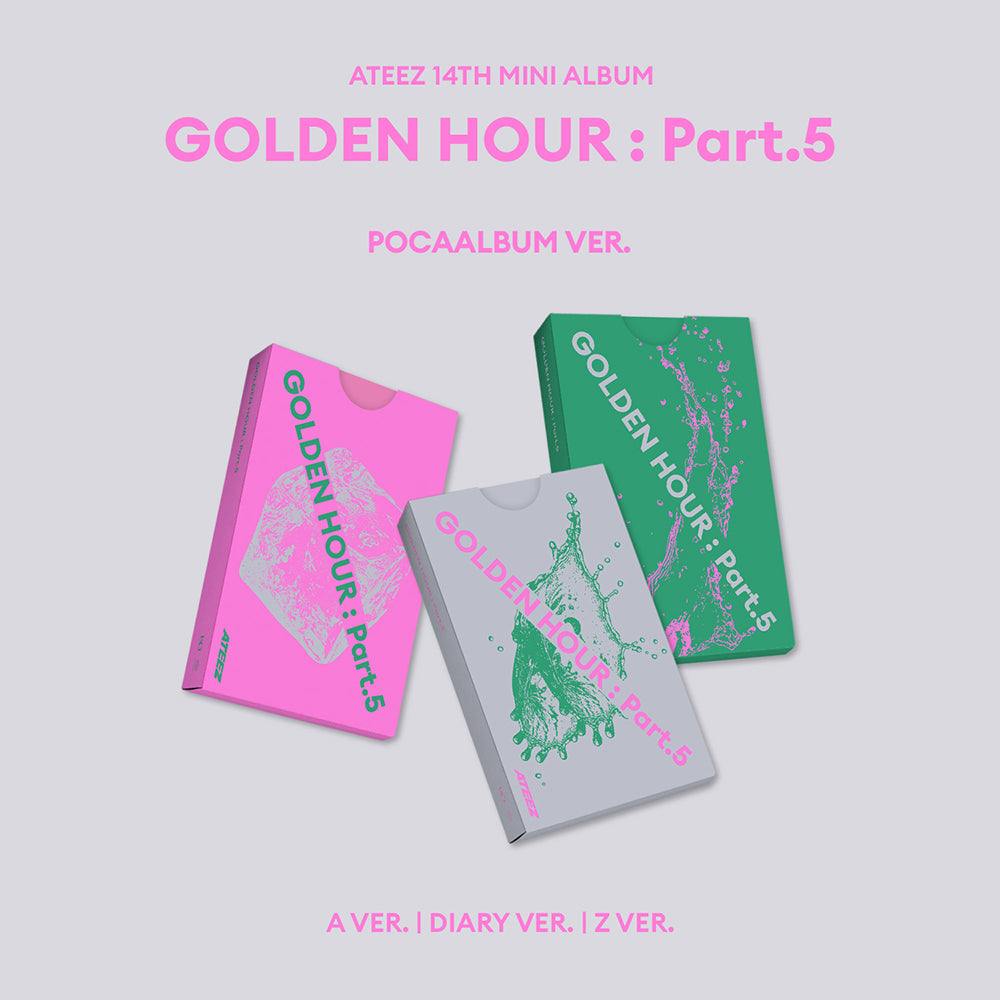 [PRE-ORDER] ATEEZ - GOLDEN HOUR: Part. 5 (POCA Album)