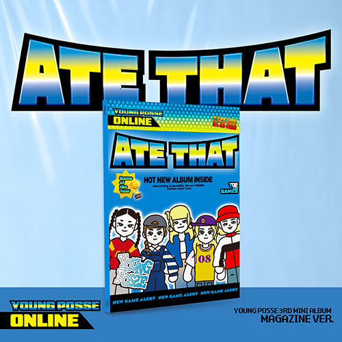 [PRE-ORDER] YOUNG POSSE - 3rd EP ‘ATE THAT’ (Magazine Version)