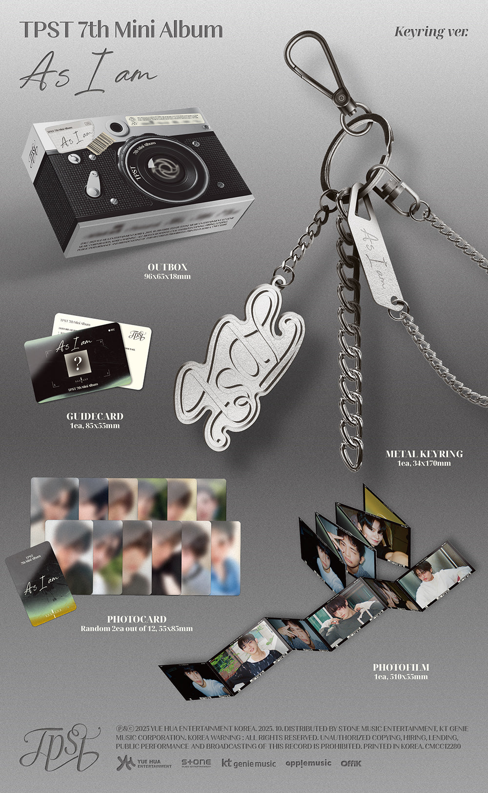 [PRE-ORDER] TEMPEST - 7th Mini Album ‘AS I AM’ (Keyring Ver)