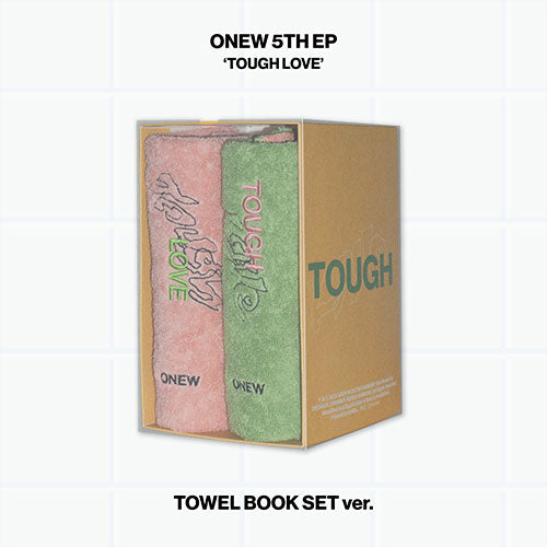 ONEW - 5th Mini Album ‘TOUGH LOVE’ (TOWEL BOOK SET Ver.)