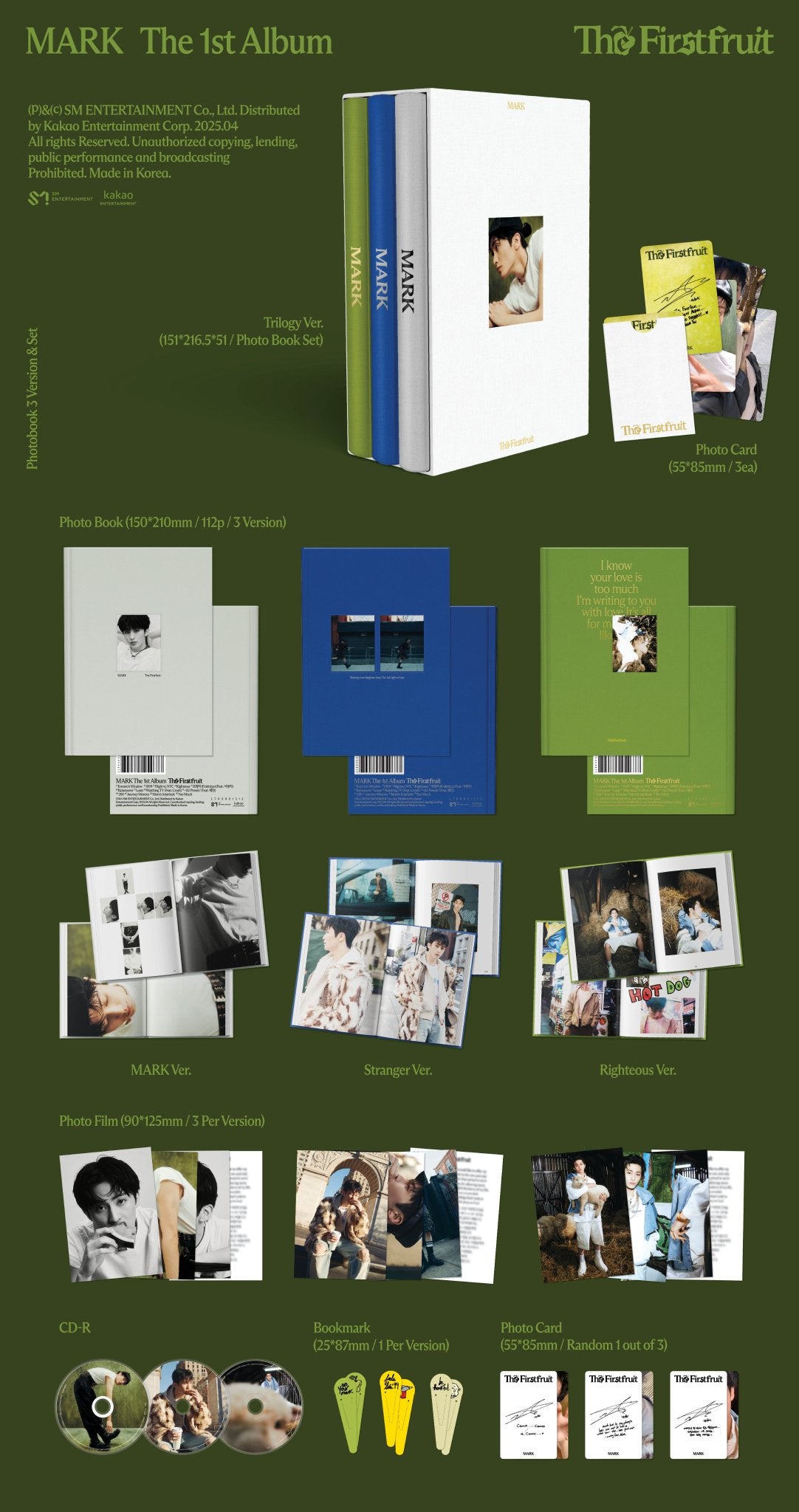 Mark (NCT) - 1st Album ‘The Firstfruit’  (Photobook Ver)