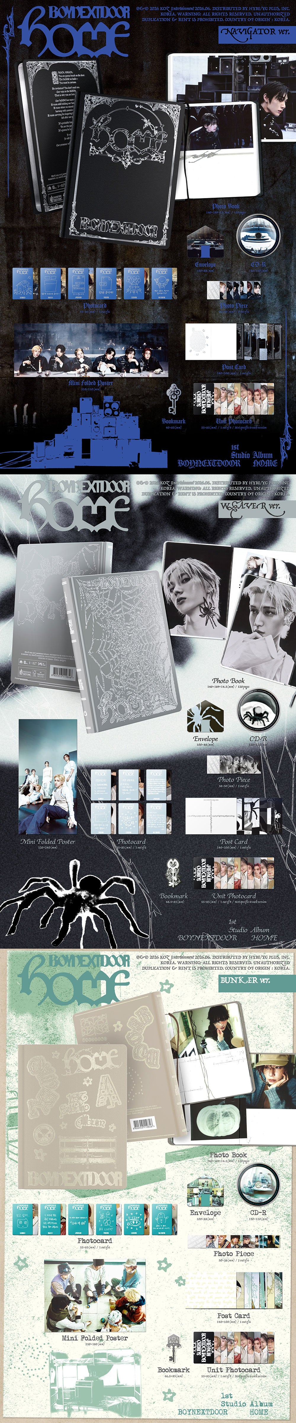 BOYNEXTDOOR -  1st Studio Album ‘HOME’