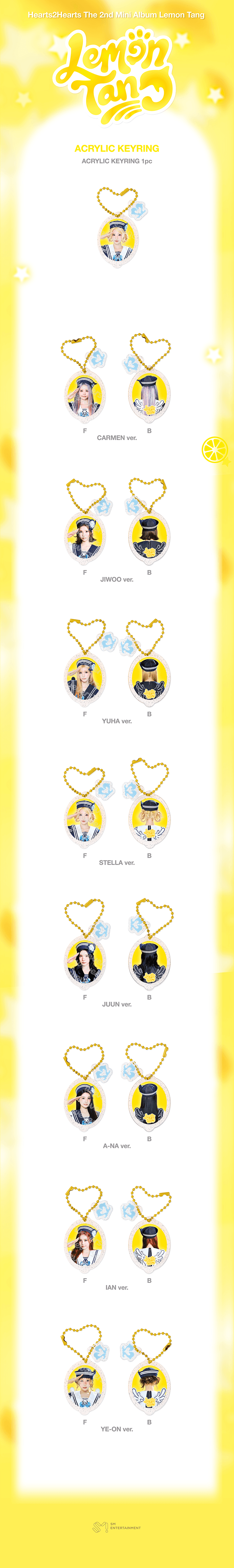 [PRE-ORDER] HEARTS2HEARTS - Acrylic Keyring