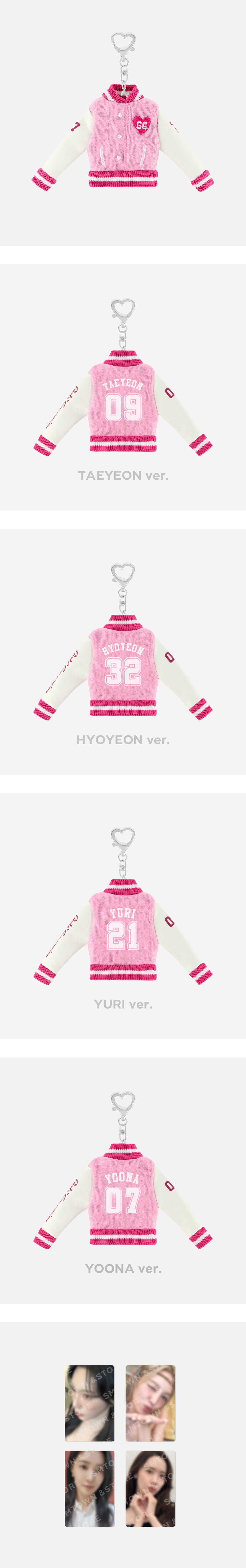 GIRLS' GENERATION/SNSD - 18TH ANNIVERSARY VARSITY JACKET KEYRING SET