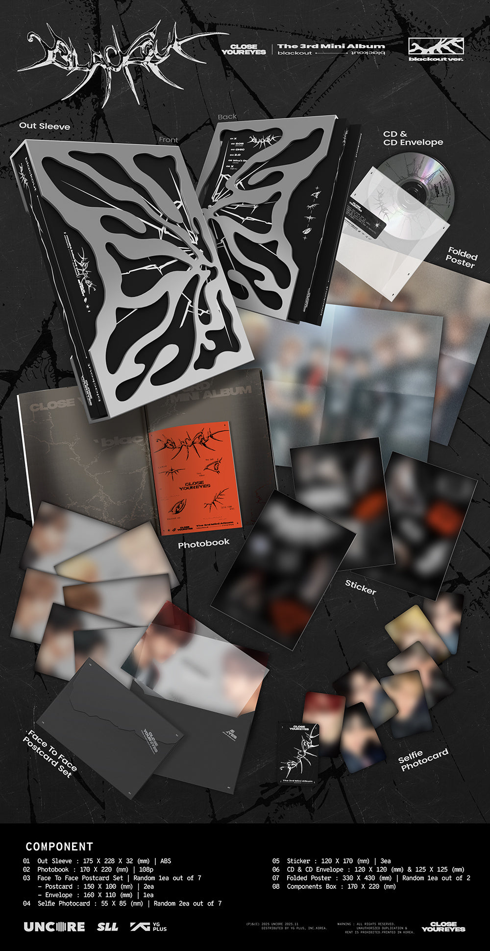 CLOSE YOUR EYES - 3rd Mini Album ‘Blackout’ (Blackout Ver.)