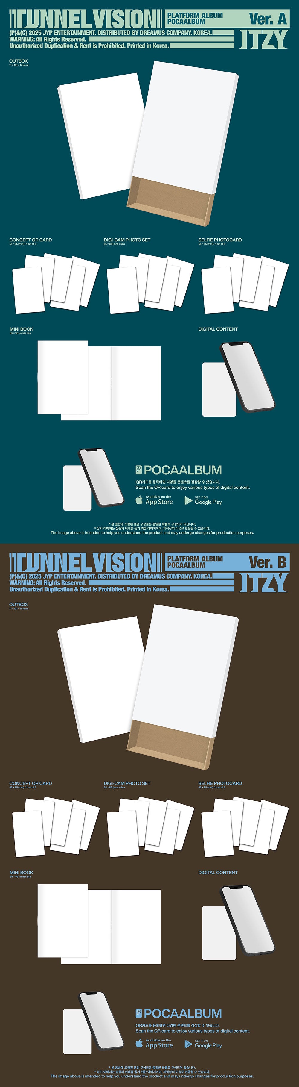 [PRE-ORDER] ITZY - TUNNEL VISION (POCA/Platform Ver.)
