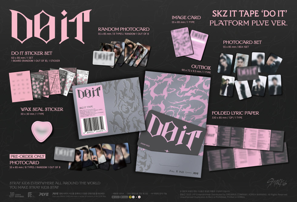 [PRE-ORDER] STRAY KIDS - SKZ IT TAPE "DO IT" (PLVE Ver.)