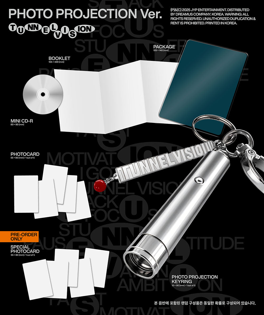 [PRE-ORDER] ITZY - TUNNEL VISION (Photo Projection Ver.)