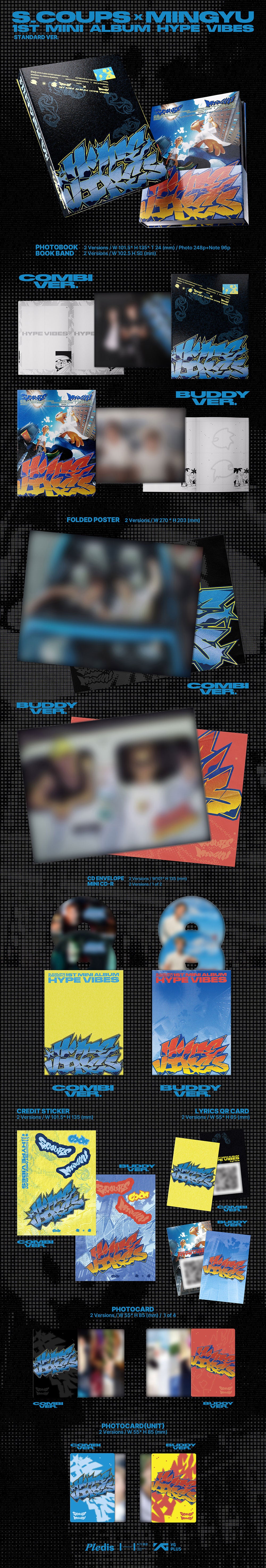 S.COUPS X MINGYU (SEVENTEEN) - 1st Mini Album ‘HYPE VIBES’ (Standard Ver.)