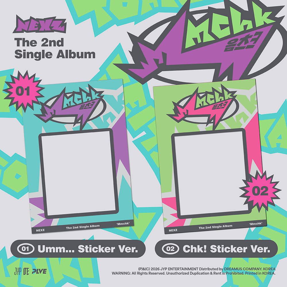 NEXZ - The 2nd Single Album ‘Mmchk’ (Sticker version)