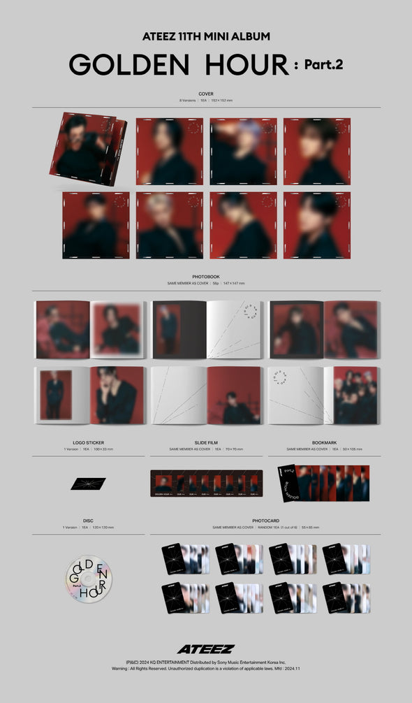 ATEEZ - GOLDEN HOUR : Part.2 (Digipack)