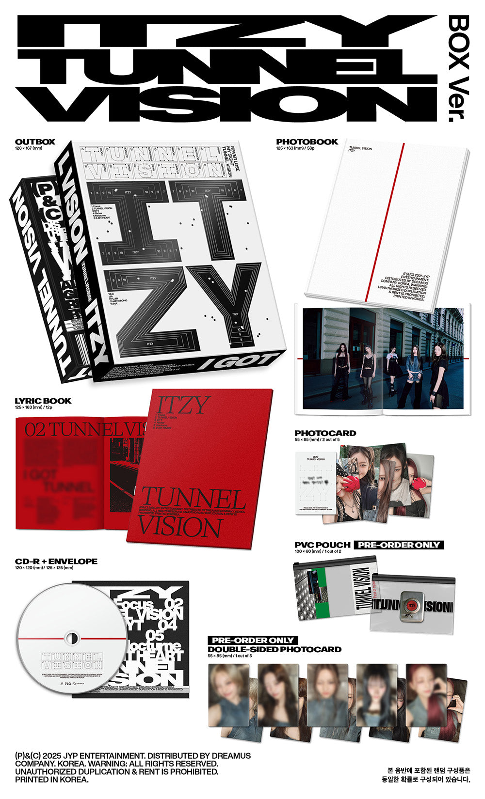 [SALE] ITZY - TUNNEL VISION (Box Ver.)