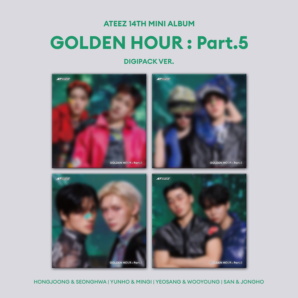 [PRE-ORDER] ATEEZ - GOLDEN HOUR: Part. 5 (Unit Digipack)