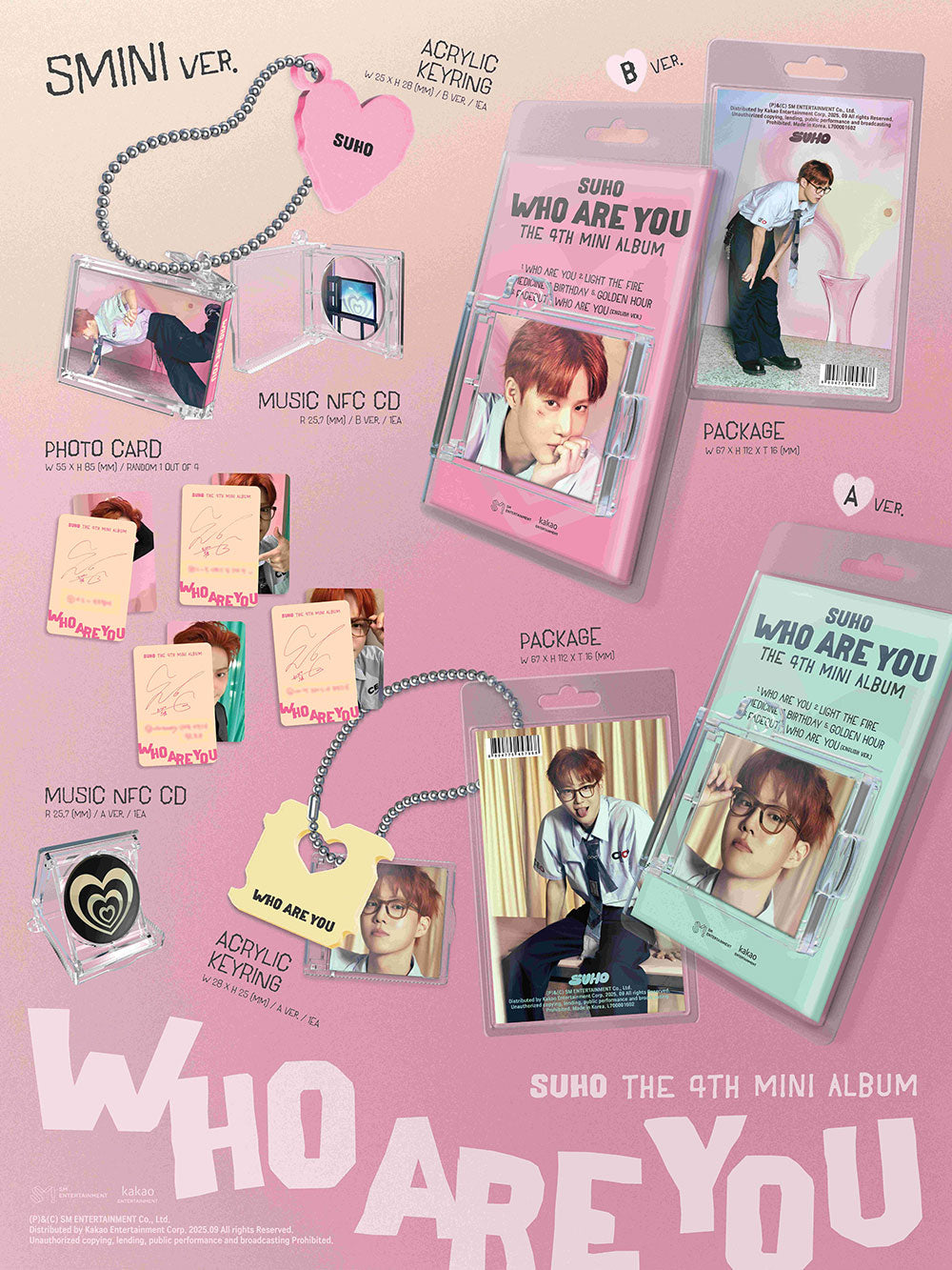 SUHO (EXO) - 4th Mini Album 'Who Are You' (SMINI/SMART ALBUM Ver)