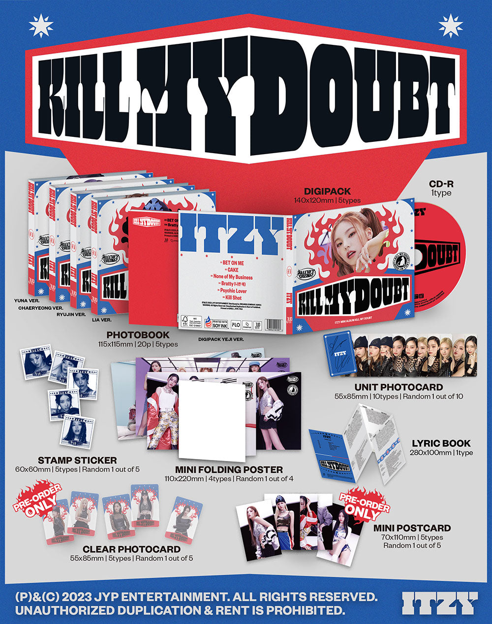 ITZY - Kill My Doubt (Digipack)