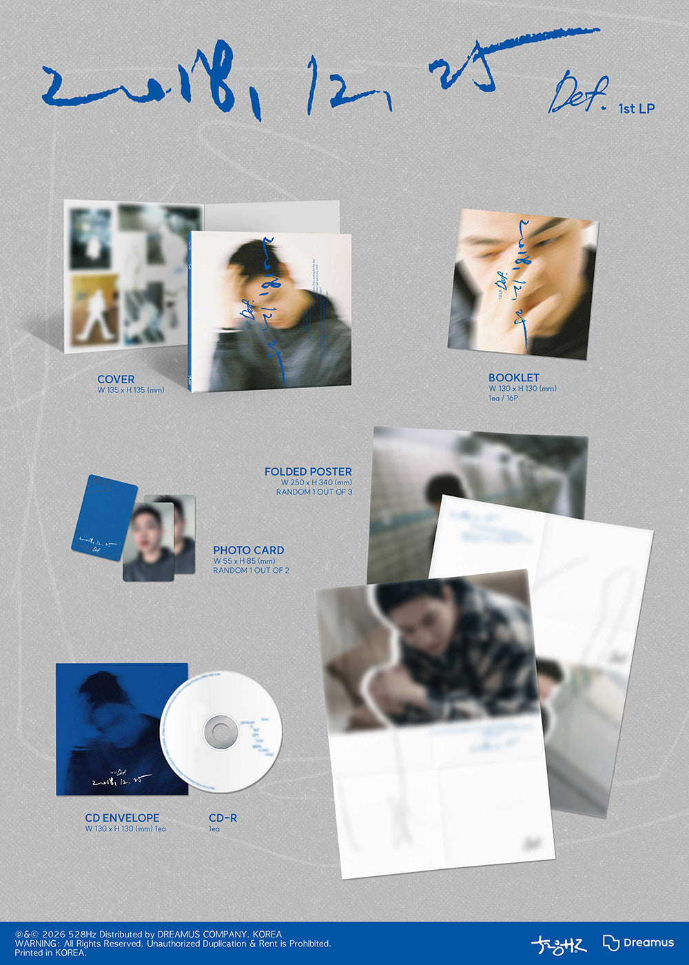 [PRE-ORDER] DEF. (JAY B) - 1st Studio Album '2018.12.25'