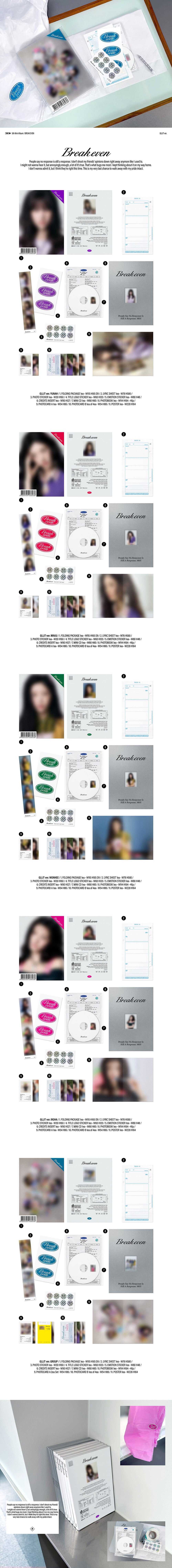 [PRE-ORDER] ILLIT - 5th Mini Album ‘BREAK EVEN’ (GLLIT)