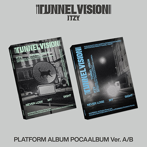 [SALE] ITZY - TUNNEL VISION (POCA/Platform Ver.)