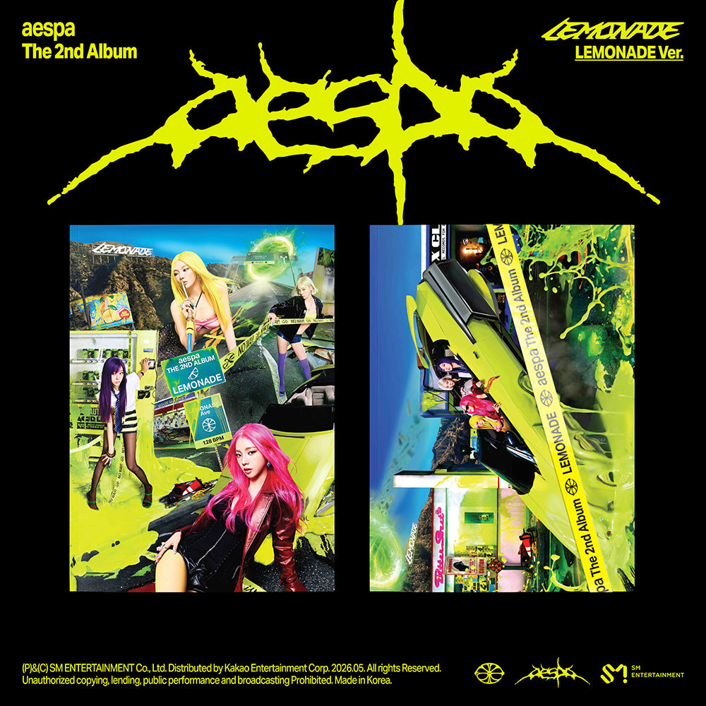 [PRE-ORDER] AESPA - 2nd Regular Album ‘LEMONADE’ (LEMONADE ver.)