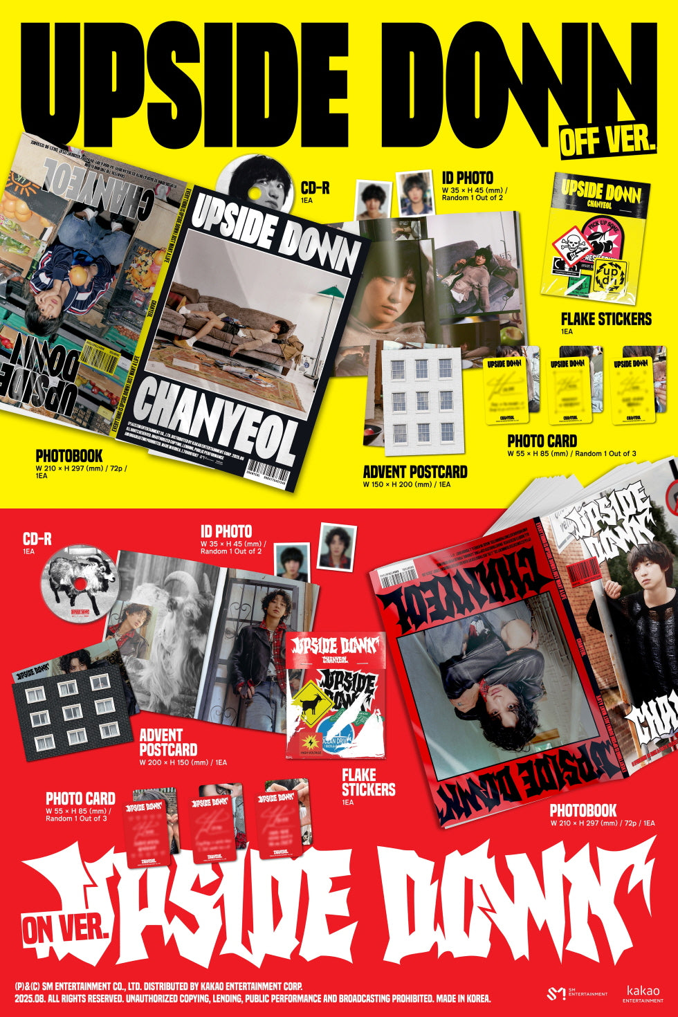 [PRE-ORDER] CHANYEOL (EXO) - 2nd Mini Album ‘Upside Down’ (Photobook)