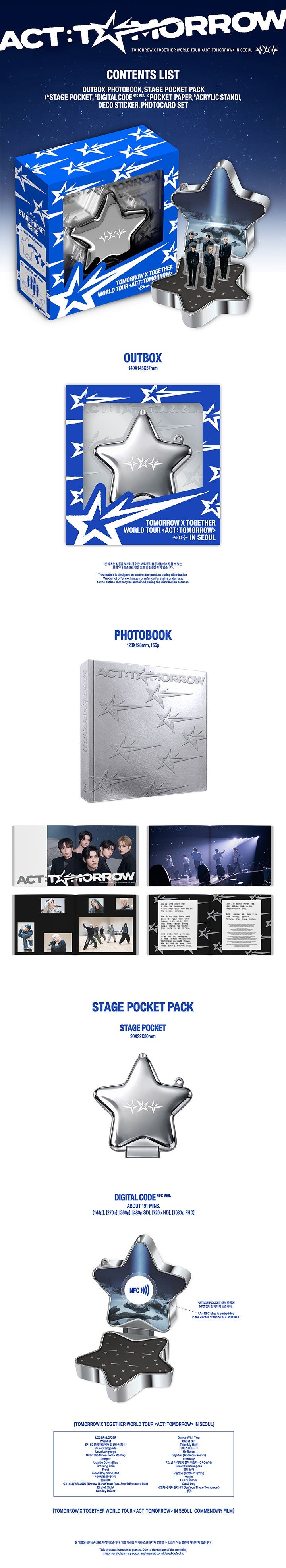 [PRE-ORDER] TOMORROW X TOGETHER (TXT) - WORLD TOUR ‘ACT : TOMORROW’ In Seoul (Digital Code)