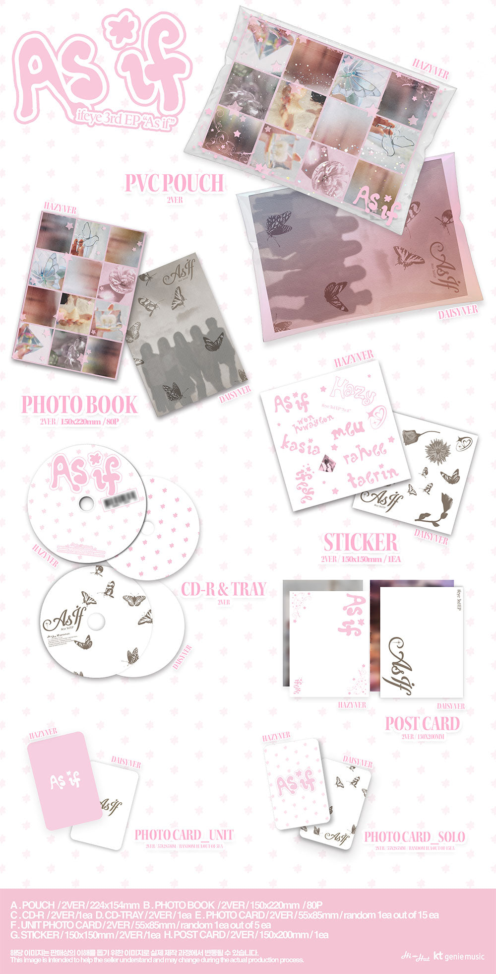 IFEYE - 3rd EP ‘As If’ (Photobook Ver.)