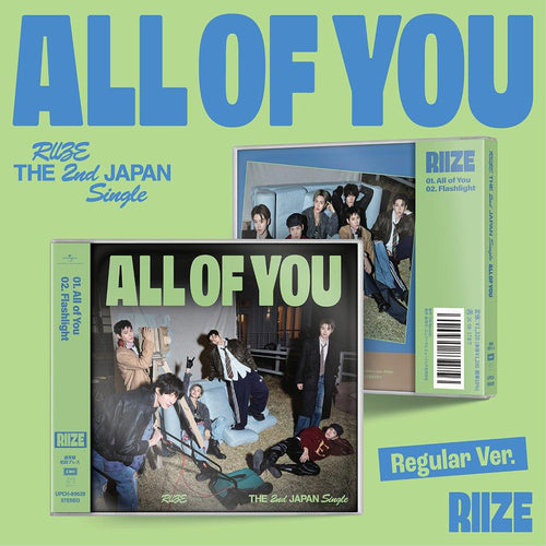 RIIZE - 2nd Japan Single Album ‘All Of You’ (REGULAR Edition / *FIRST PRESS)