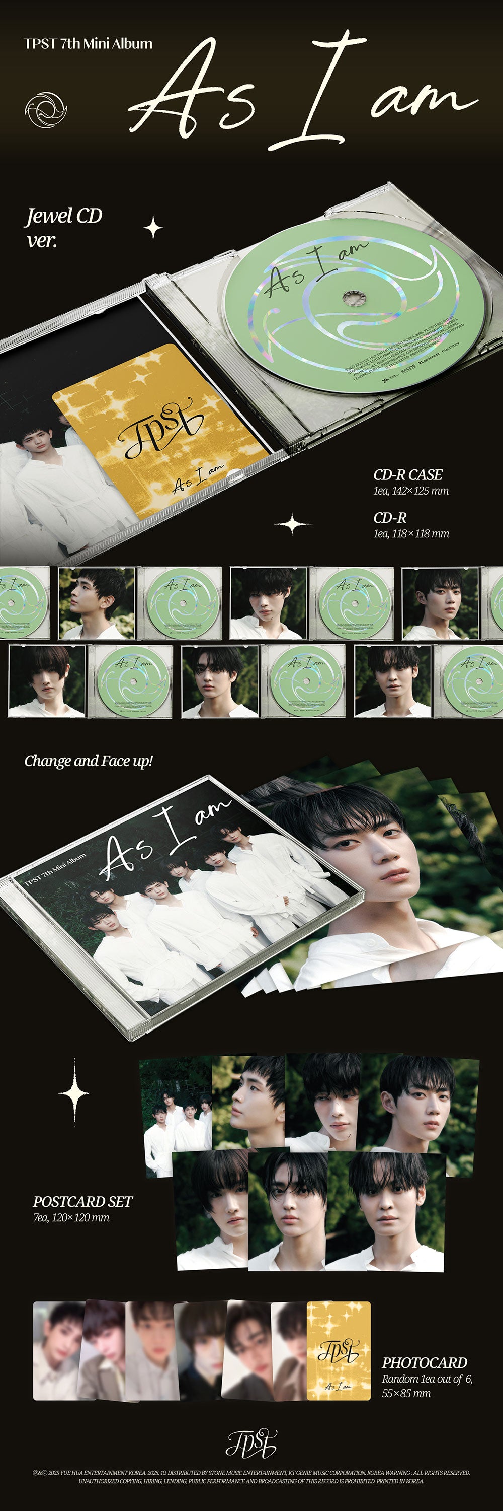 [PRE-ORDER] TEMPEST - 7th Mini Album ‘AS I AM’ (Jewel Case Ver)