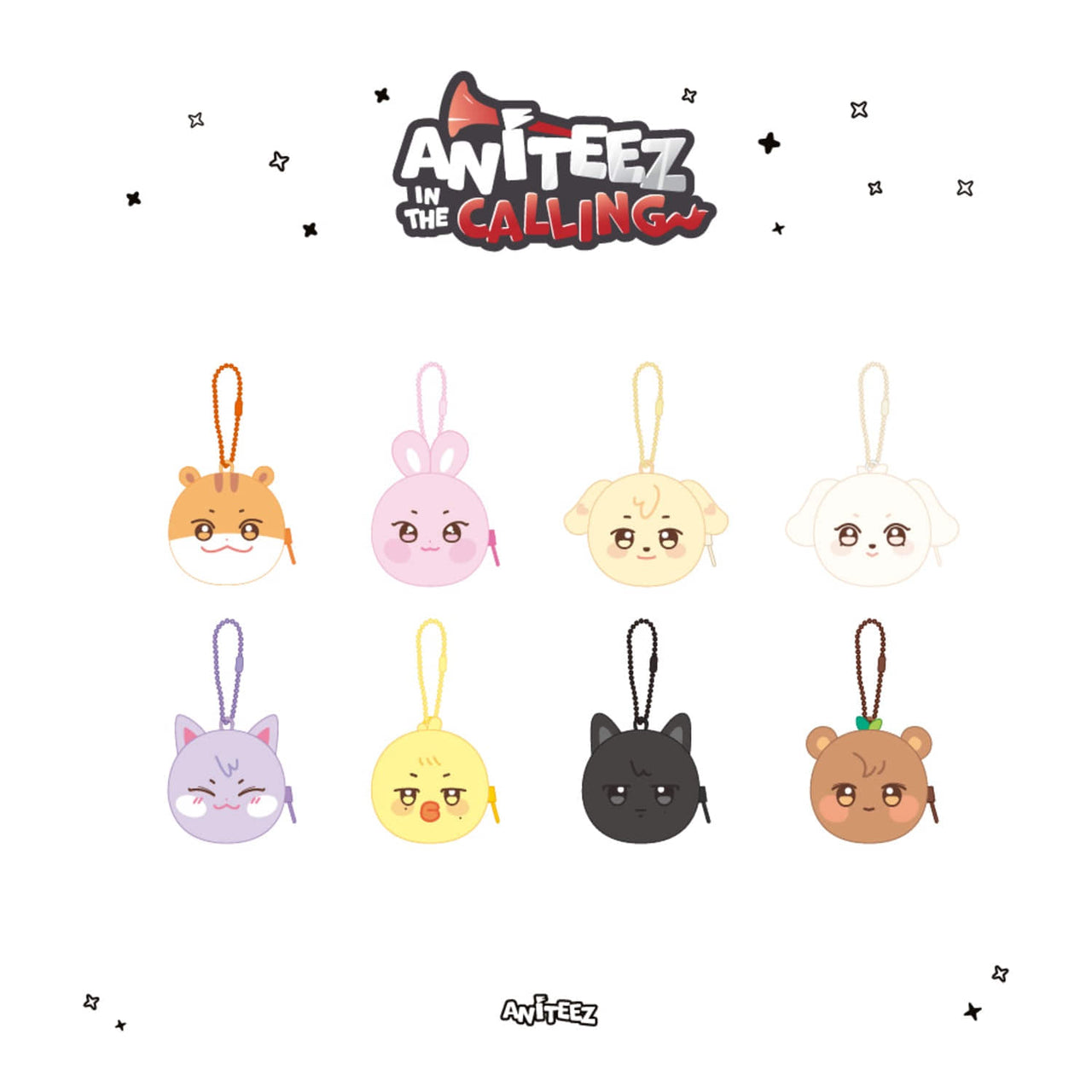[PRE-ORDER] ATEEZ - ANITEEZ IN THE CALLING (Backpack Pouch Keyring)