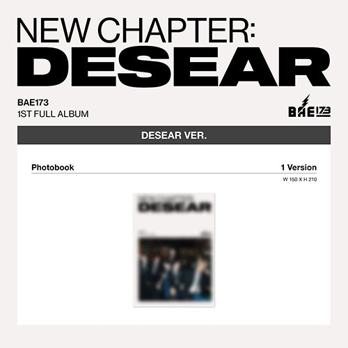 BAE173 - 1st Full Album ‘NEW CHAPTER: DESEAR’ (DESEAR Ver.)