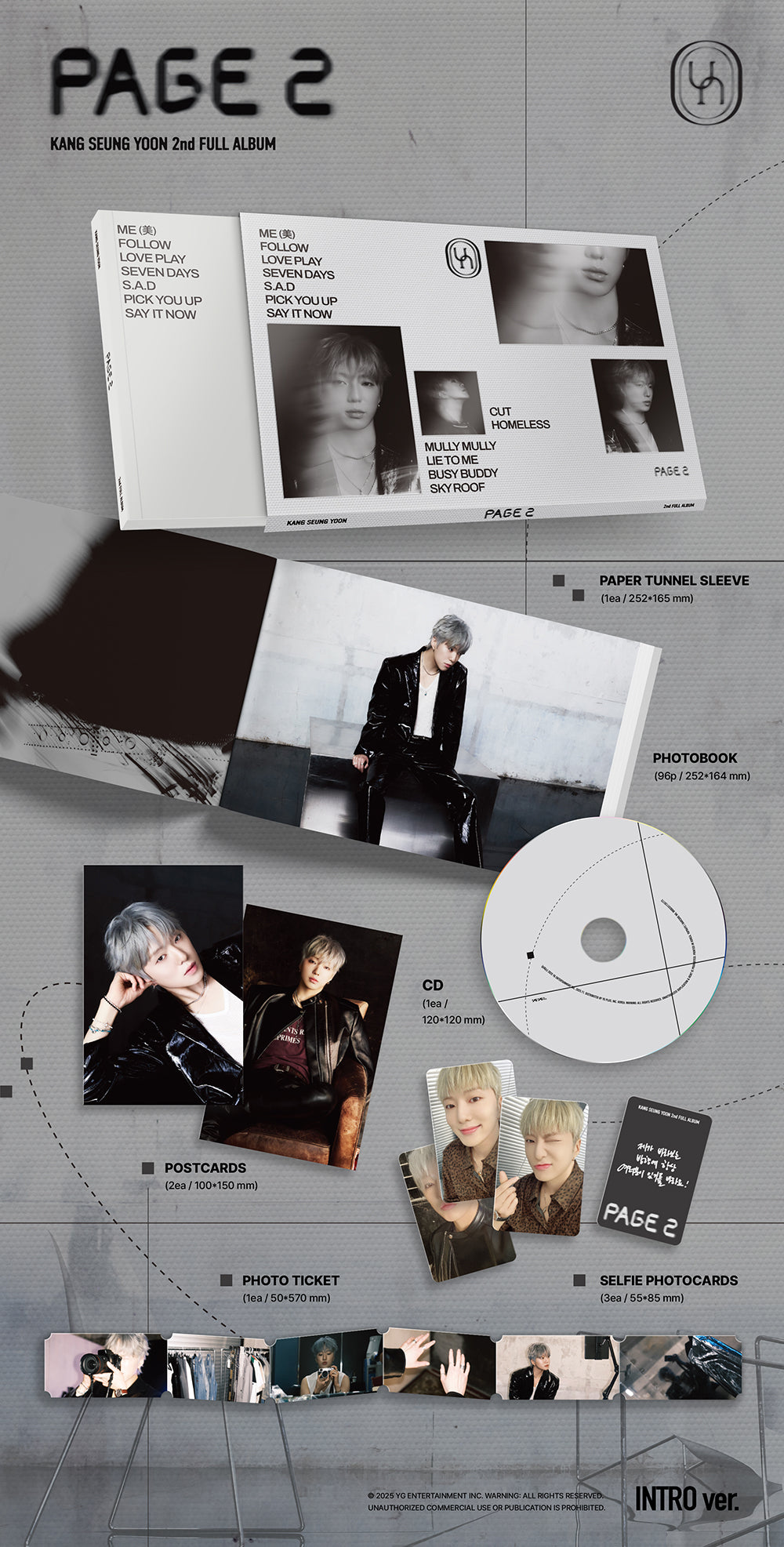 KANG SEUNG YOON (WINNER) - 2nd Full Album ‘PAGE 2’