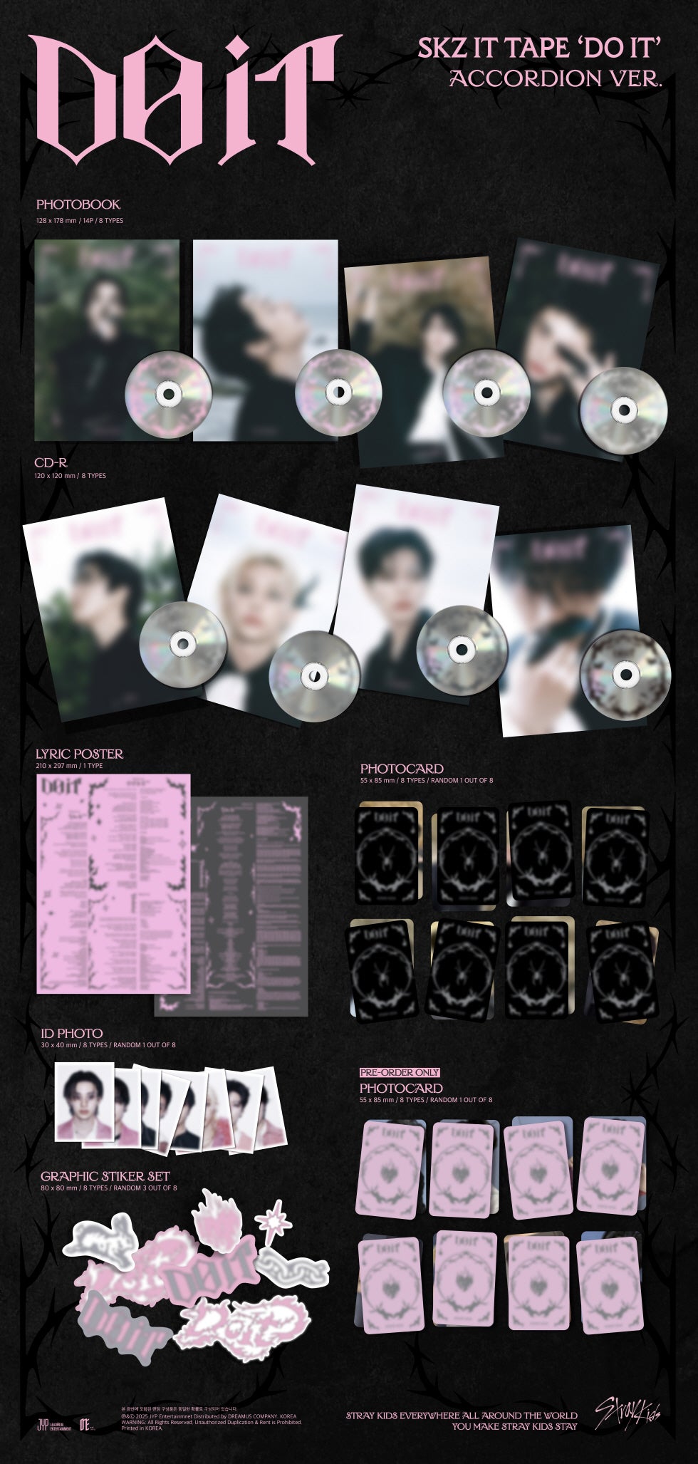 [PRE-ORDER] STRAY KIDS - SKZ IT TAPE "DO IT" (ACCORDION Ver.)
