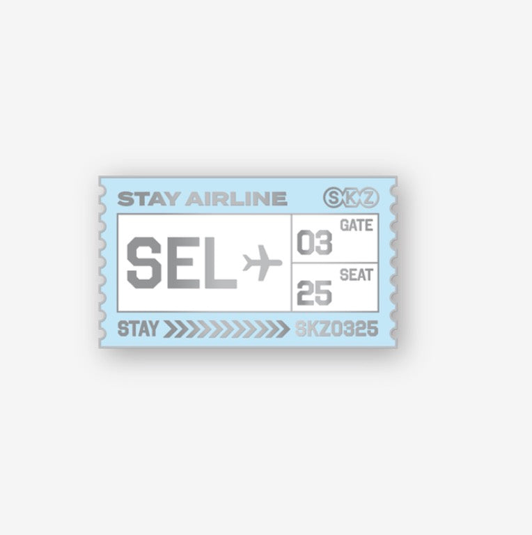 [PRE-ORDER] SKZOO Everywhere All Around The World - Metal Badge Seoul Ver