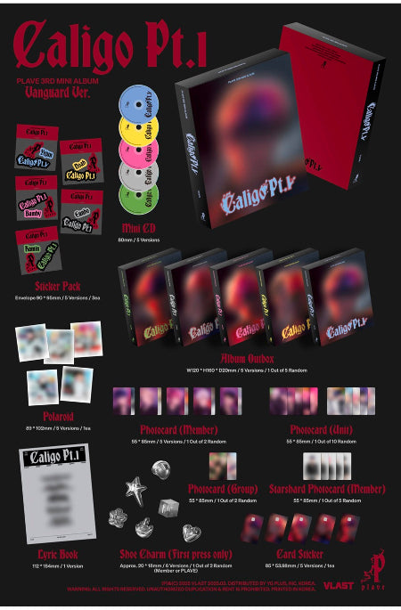 PLAVE 3rd mini album ‘Caligo Pt.1’ (Vanguard version)