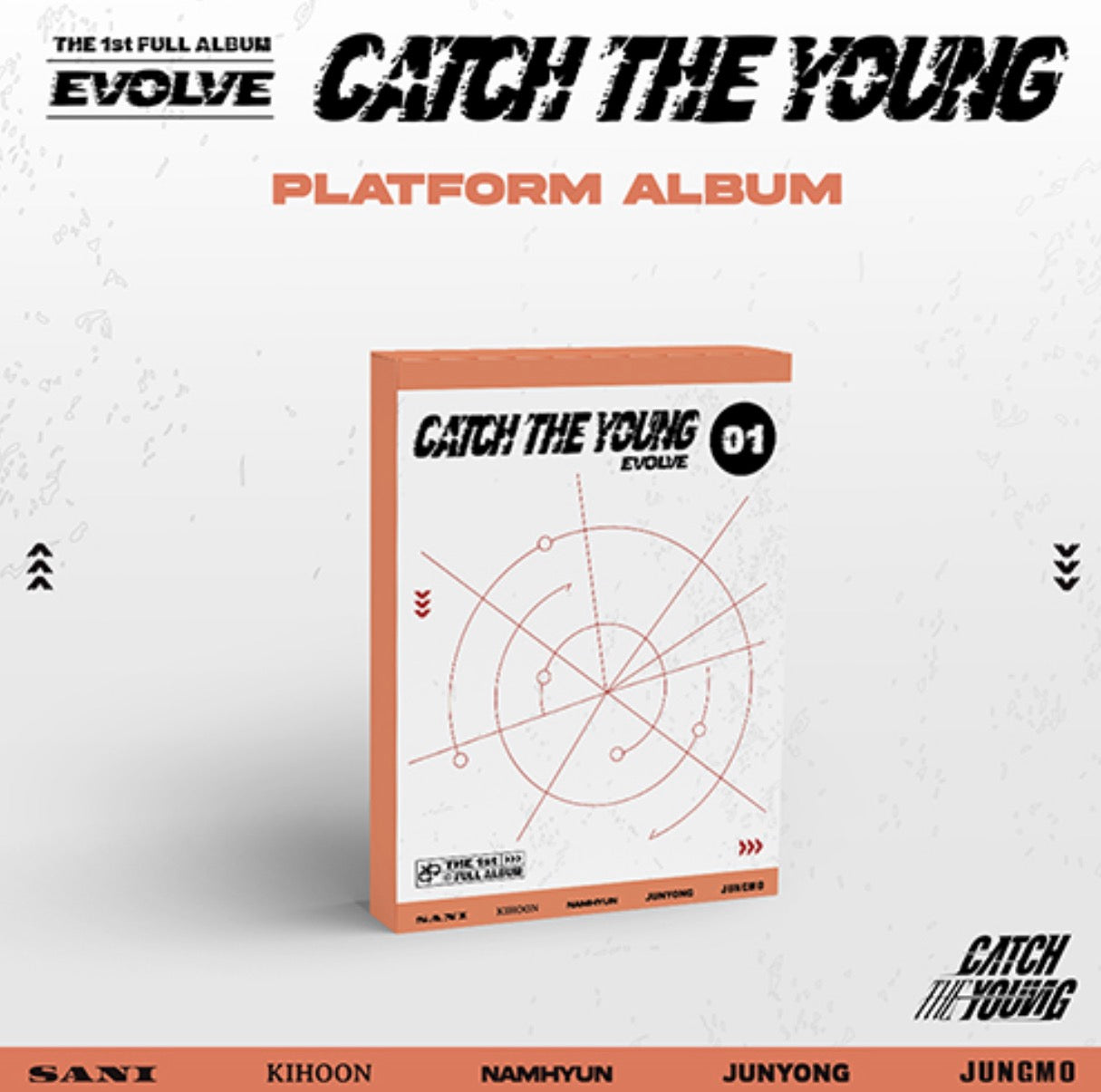 CATCH THE YOUNG - 1st Full Album [EVOLVE] (PLATFORM ALBUM)