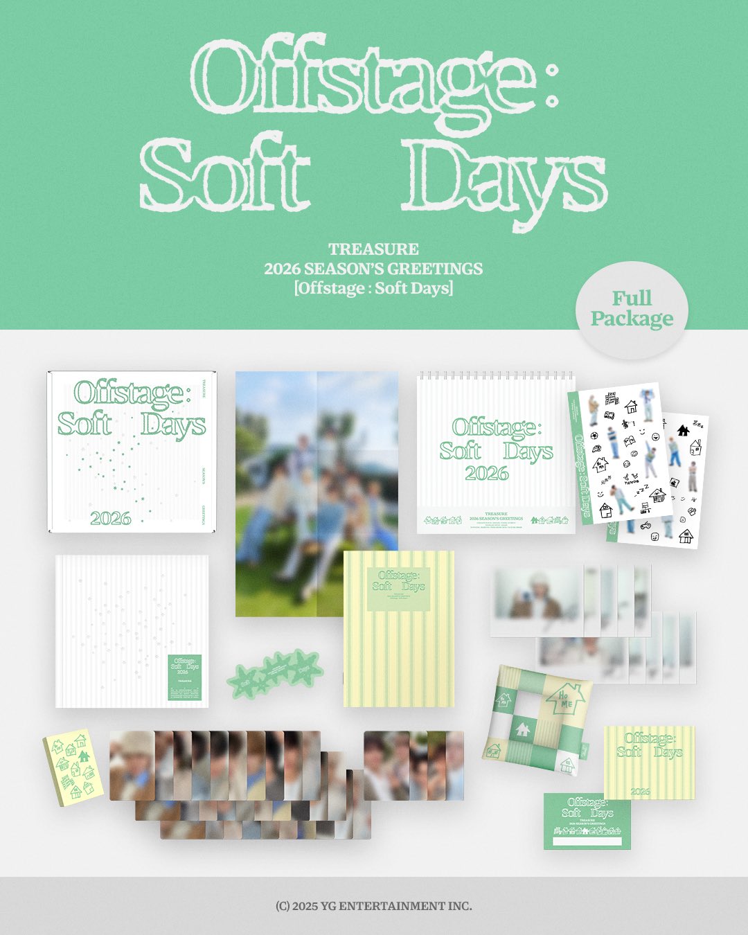 [PRE-ORDER] TREASURE - 2026 Season's Greetings [Offstage : Soft Days] (FULL PACKAGE VER)