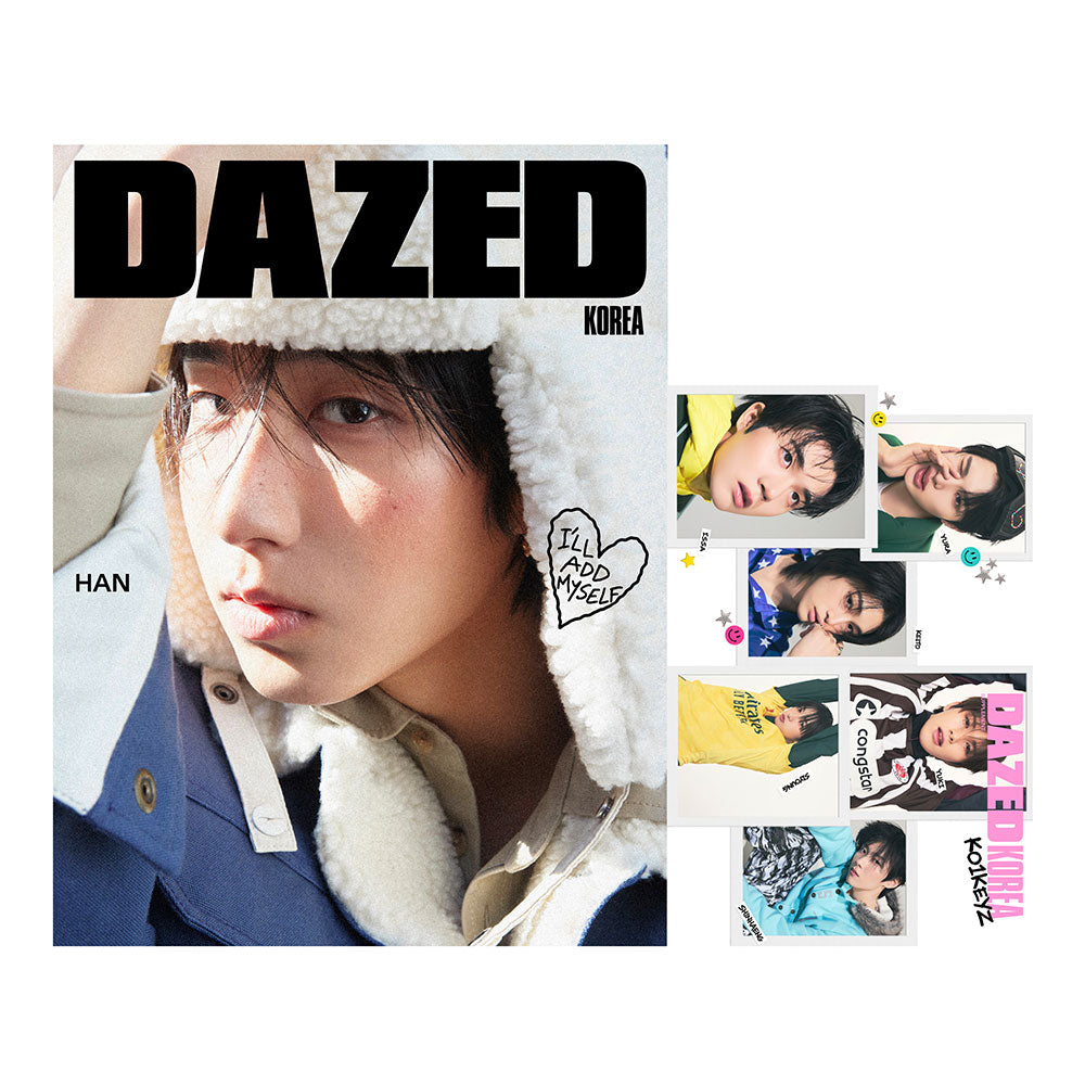 [PRE-ORDER] HAN (STRAY KIDS) - DAZED & CONFUSED Korea (26th Year Winter Edition Cover)