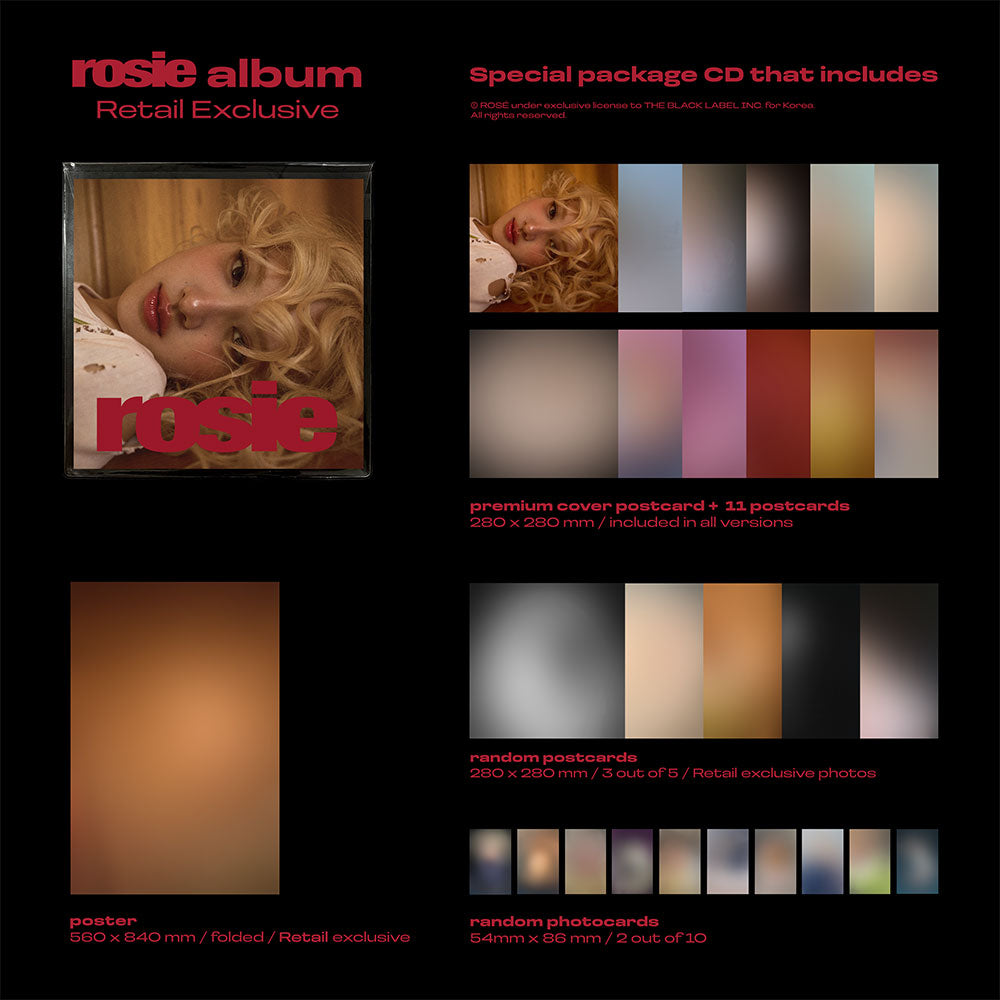 ROSE - First Studio Album ROSIE (Retail Exclusive)