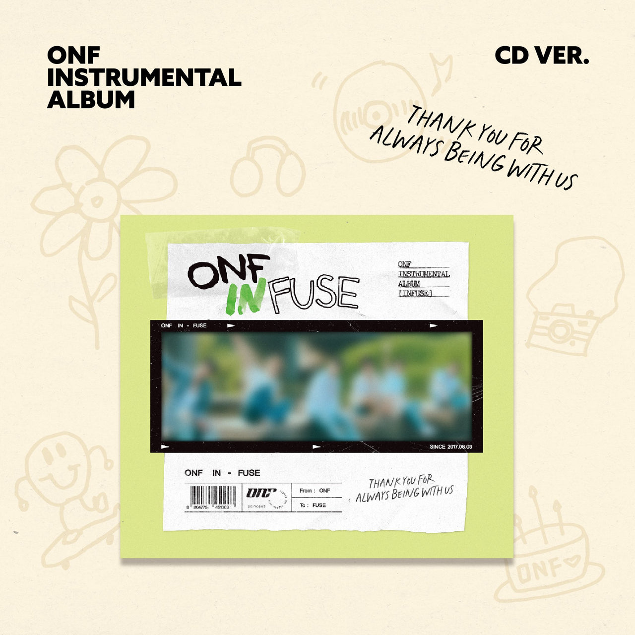[SALE] ONF - Instrumental Album 'INFUSE' (CD Version)