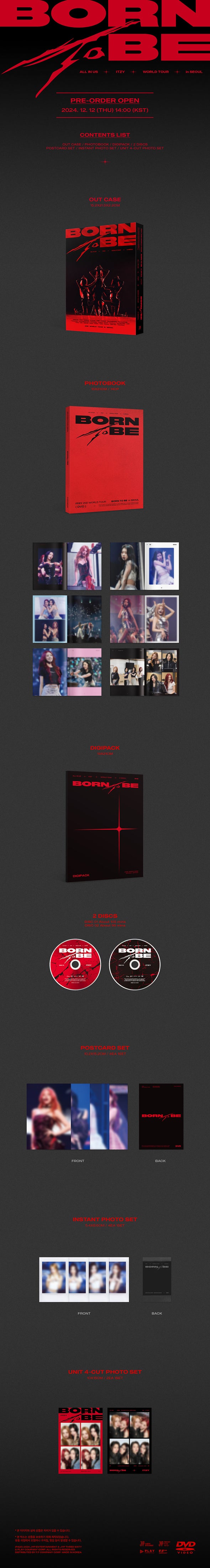 ITZY - 2nd World Tour ‘BORN TO BE’ In Seoul DVD