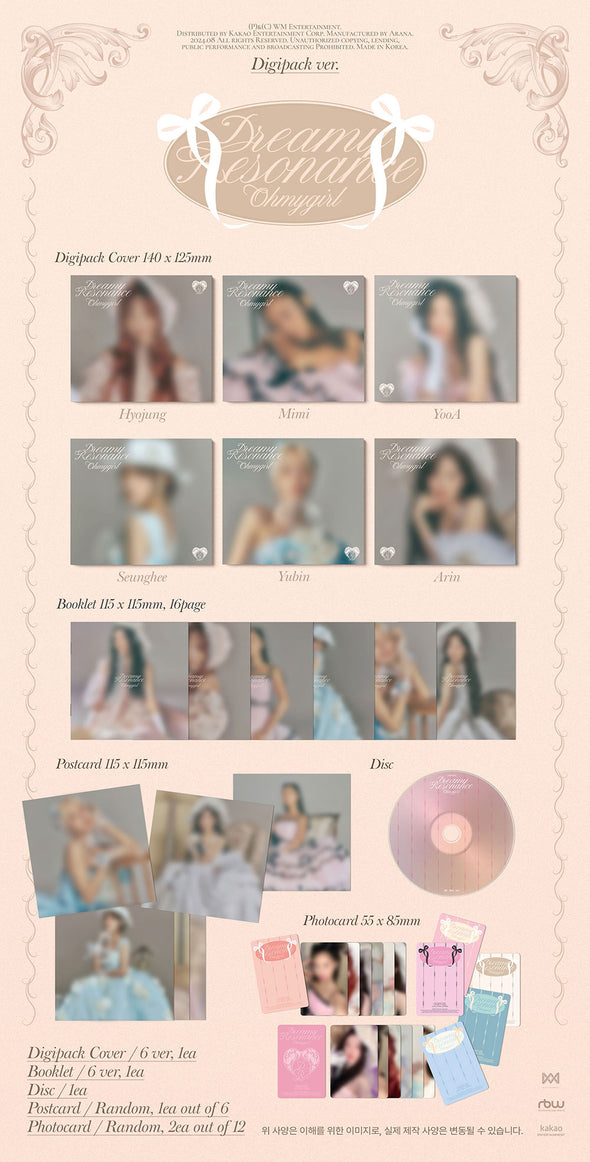 [SALE] OH MY GIRL - 10th Mini Album ‘Dreamy Resonance’ (Digipack)