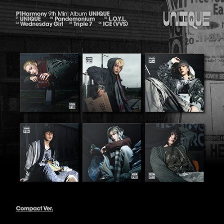 [PRE-ORDER] P1HARMONY - 9th Mini Album 'UNIQUE' (COMPACT Ver.)