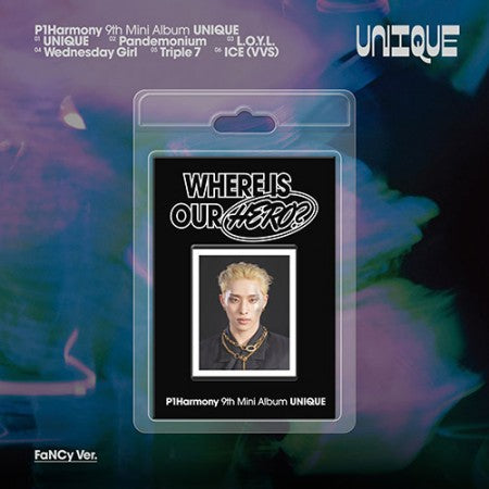 [PRE-ORDER] P1HARMONY - 9th Mini Album 'UNIQUE' (FaNCy Ver.)
