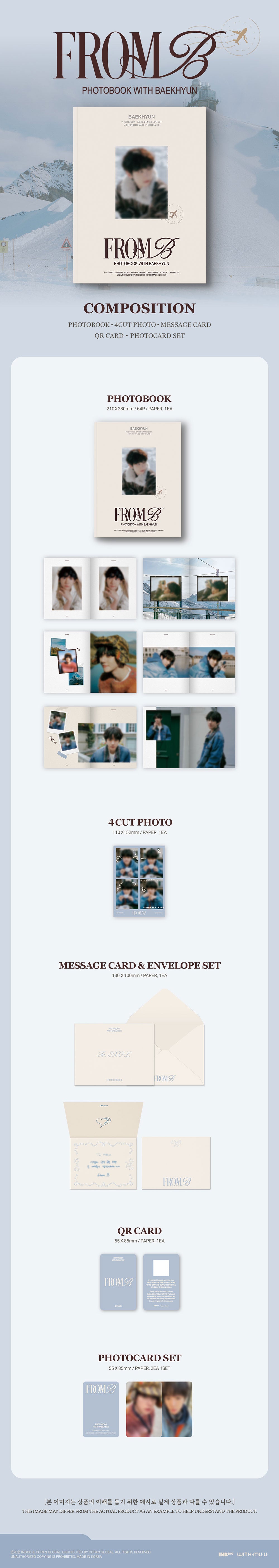 BAEKHYUN - Photobook with Baekhyun [FROM B] B version