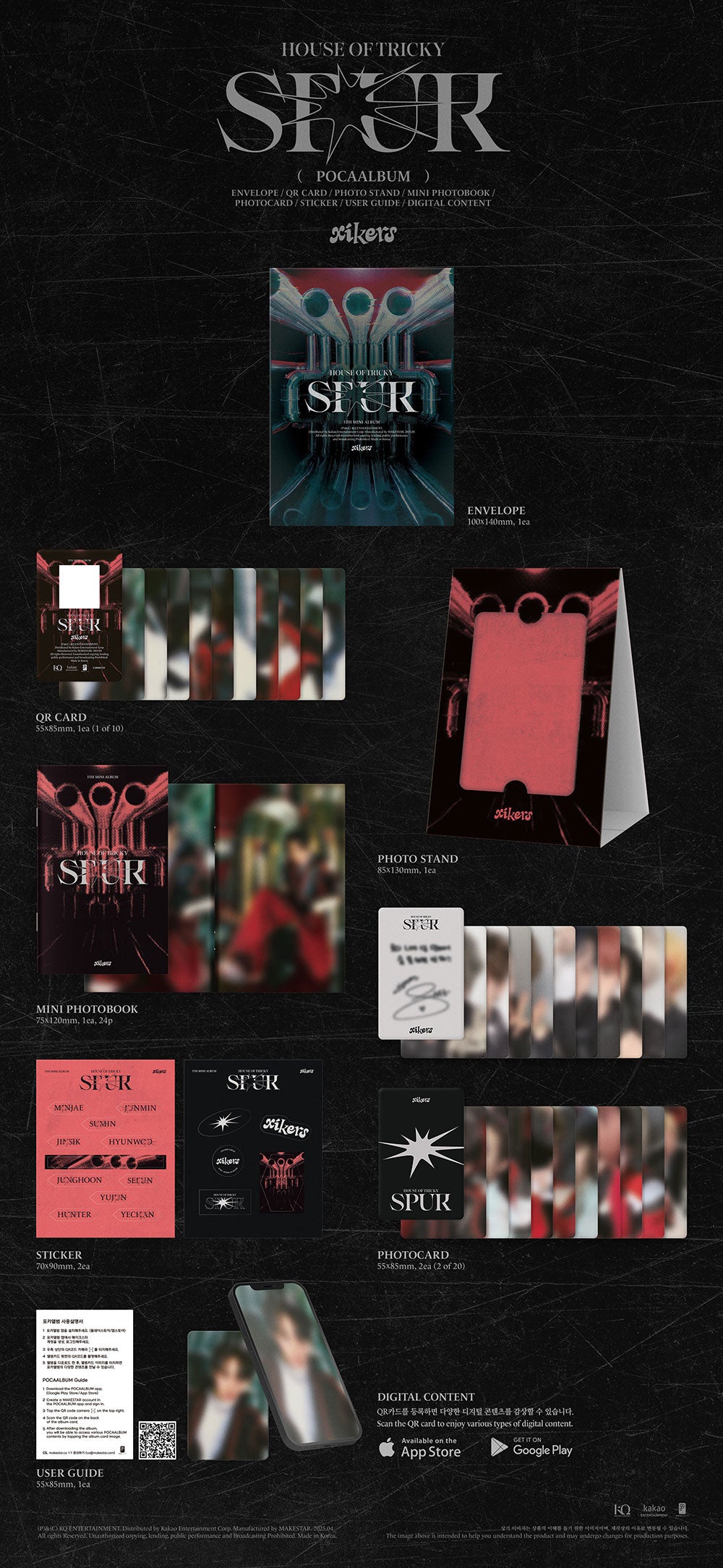 XIKERS - 5th Mini Album ‘House Of Tricky: SPUR’ (POCA)