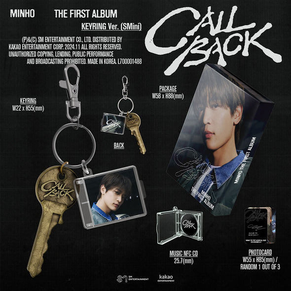 MINHO - 1st Single 'Call Back' Smini (Keyring ver.)