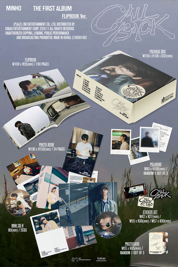 MINHO - 1st Single 'Call Back' (Box ver.)